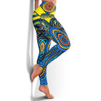 eels-rugby-leggings-electric-eel-with-aboriginal-patterns-leggings