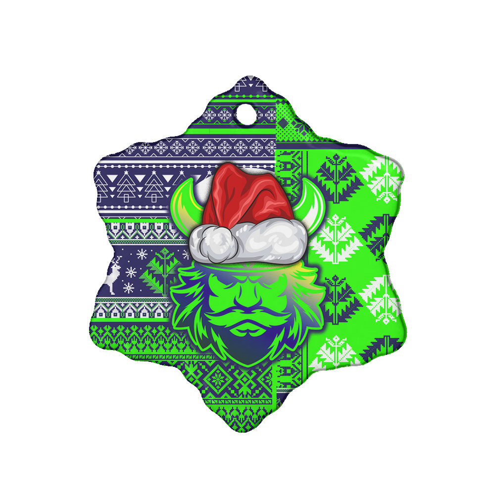 raiders-rugby-ornaments-custom-christmas-snowflakes-warriors-mascot-ornaments