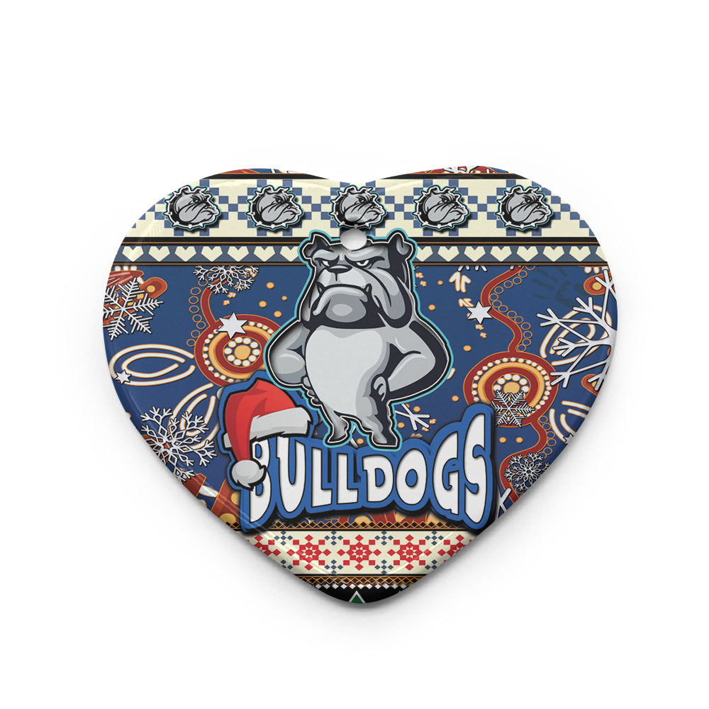 bulldogs-rugby-christmas-ceramic-ornament-xmas-bulldogs-christmas-balls-snowflake-with-aboriginal-patterns