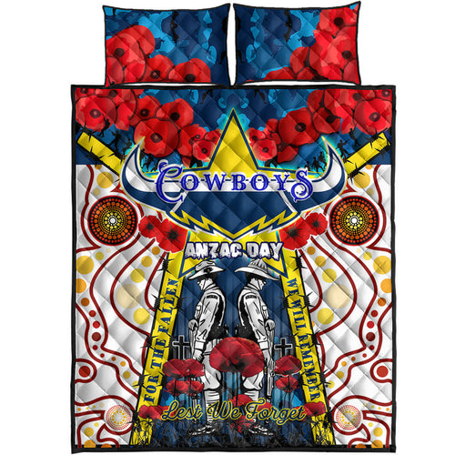 cowboys-anzac-day-watercolour-rugby-quilt-bed-set-custom-remembrance-cowboys-with-poppy-flower