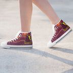 broncos-rugby-high-top-shoes-horse-aboriginal-patterns