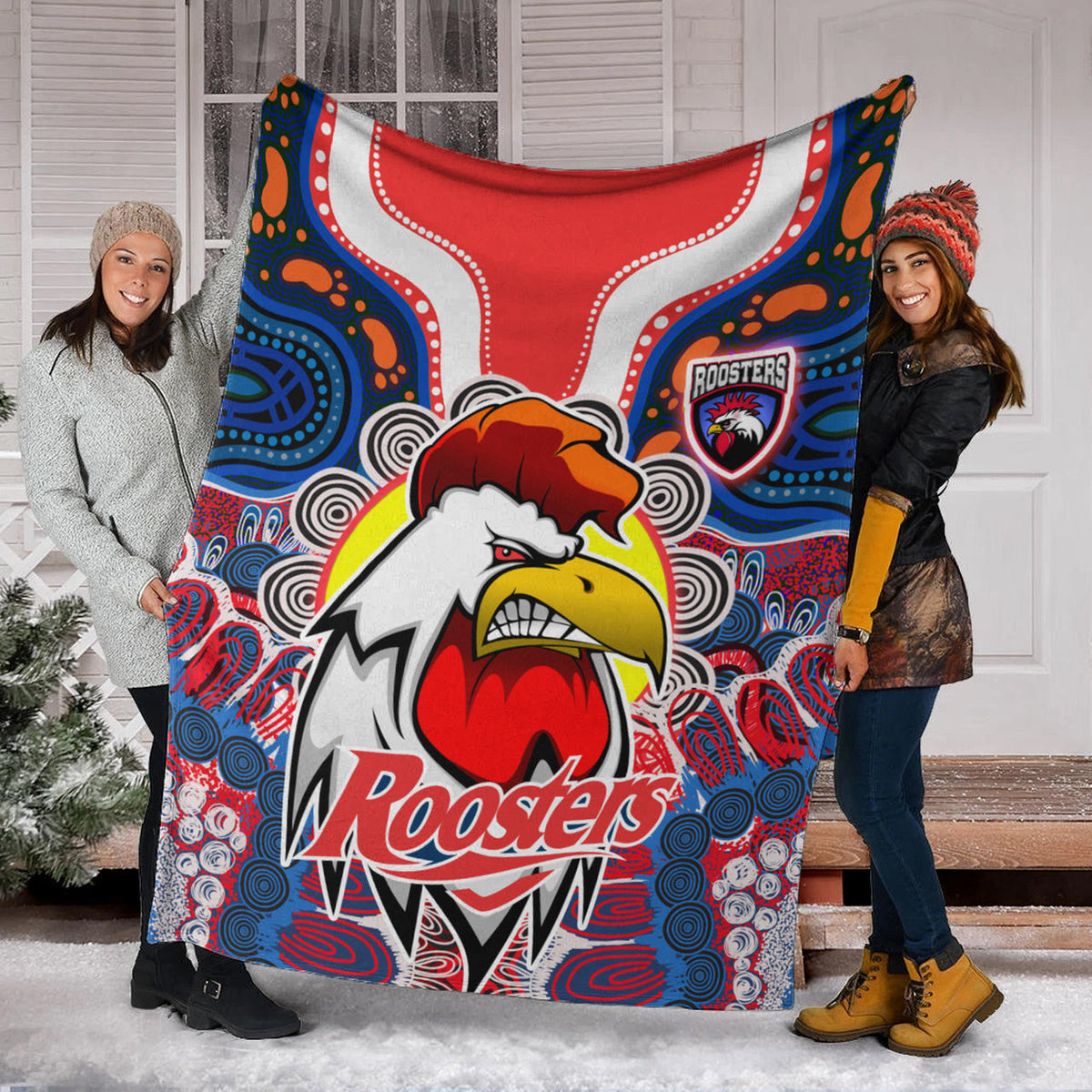 roosters-indigenous-rugby-custom-blanket-protection-under-the-sun