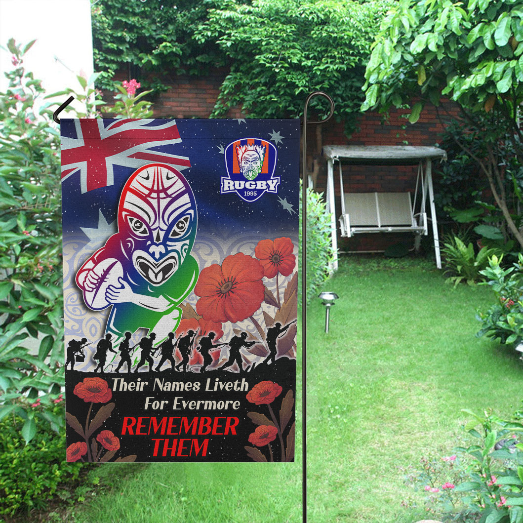 warriors-rugby-flag-remember-them-red-poppy-flowers-flag