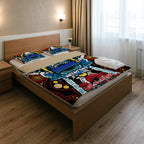 sharks-rugby-anzac-day-watercolour-custom-bedding-set-remembrance-cronulla-sutherland-sharks-with-poppy-flower