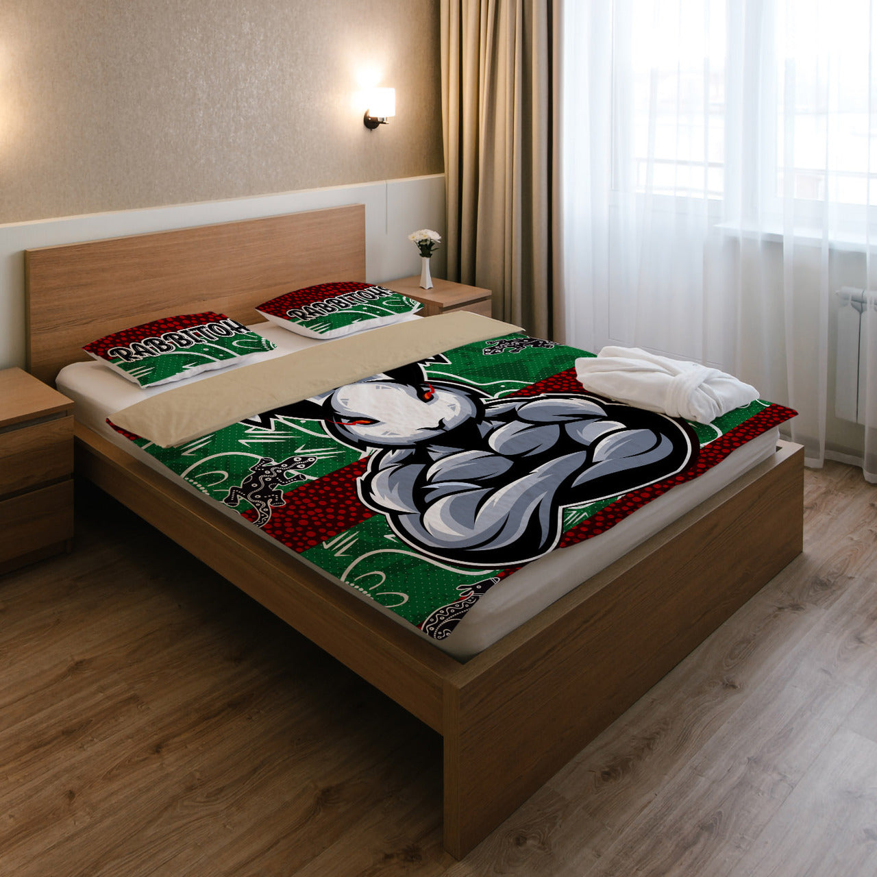 rabbitohs-bedding-set-custom-indigenous-super-rabbitohs-bedding-set