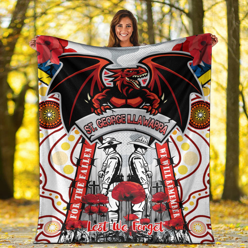 st-george-rugby-anzac-day-watercolour-custom-blanket-remembrance-dragons-with-poppy-flower