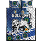 bulldogs-rugby-quilt-bed-set-custom-indigenous-bulldogs-quilt-bed-set