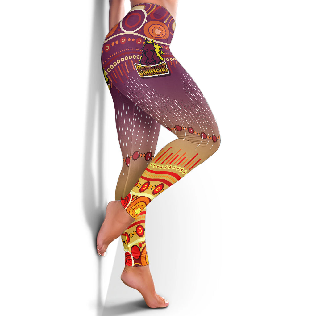 broncos-rugby-leggings-horse-aboriginal-patterns-leggings