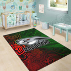 rabbitohs-rugby-area-rug-custom-south-sydney-rabbitohs-aboriginal-area-rug