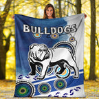 bulldogs-rugby-blanket-custom-indigenous-bulldogs-blanket