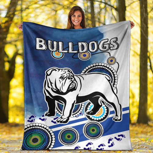 bulldogs-rugby-blanket-custom-indigenous-bulldogs-blanket