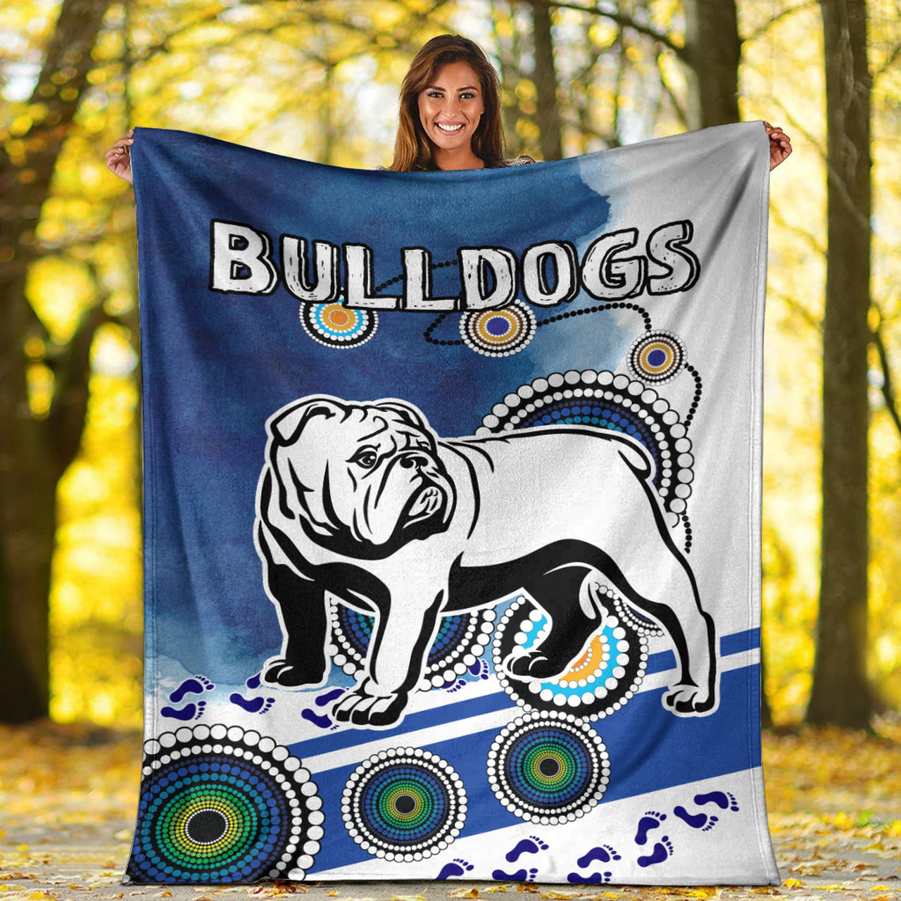 bulldogs-rugby-blanket-custom-indigenous-bulldogs-blanket