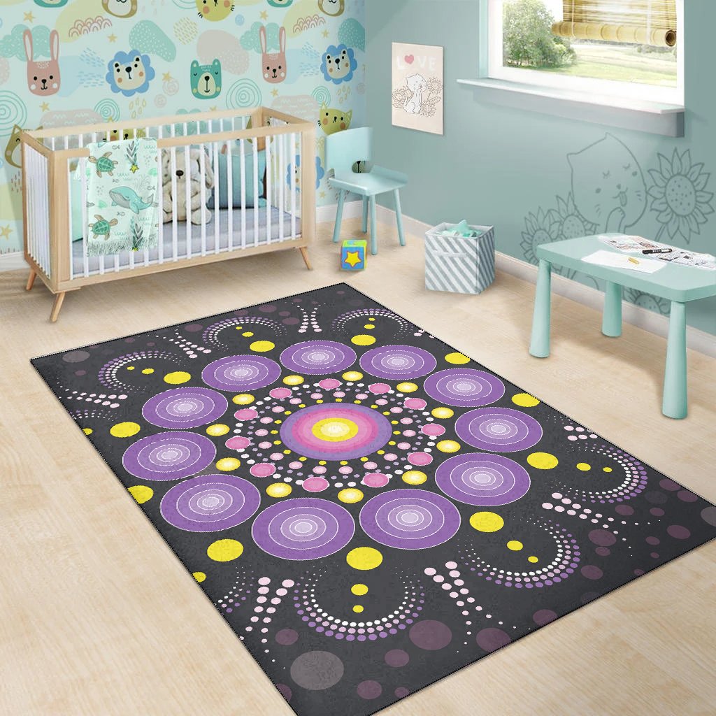area-rug-aboriginal-pattern-ver11