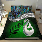 new-zealand-maori-bedding-set-manaia-paua-shell-glitter-green