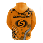 Perth Scorchers Aboriginal Art Cricket 2022 Hoodie - LT12