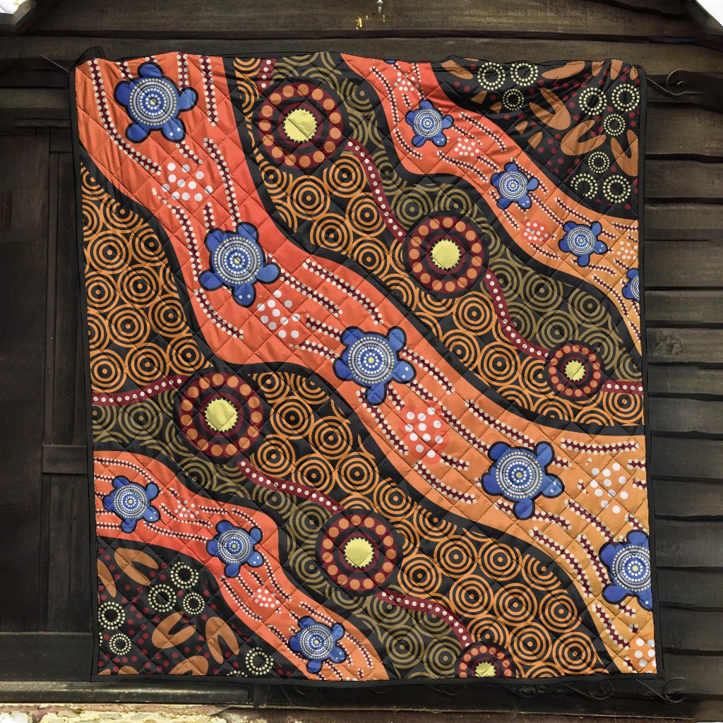 quilts-aboriginal-dot-unique-style-turtle