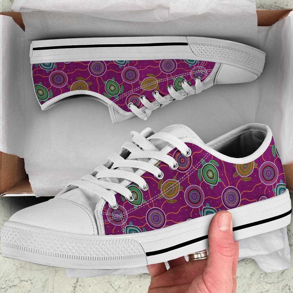 low-top-aboriginal-turtle-purple-australia-dot-patterns