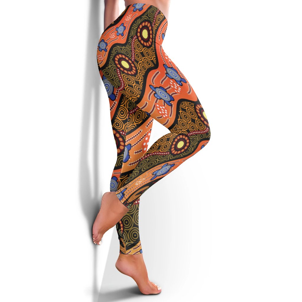 legging-aboriginal-dot-unique-style-turtle