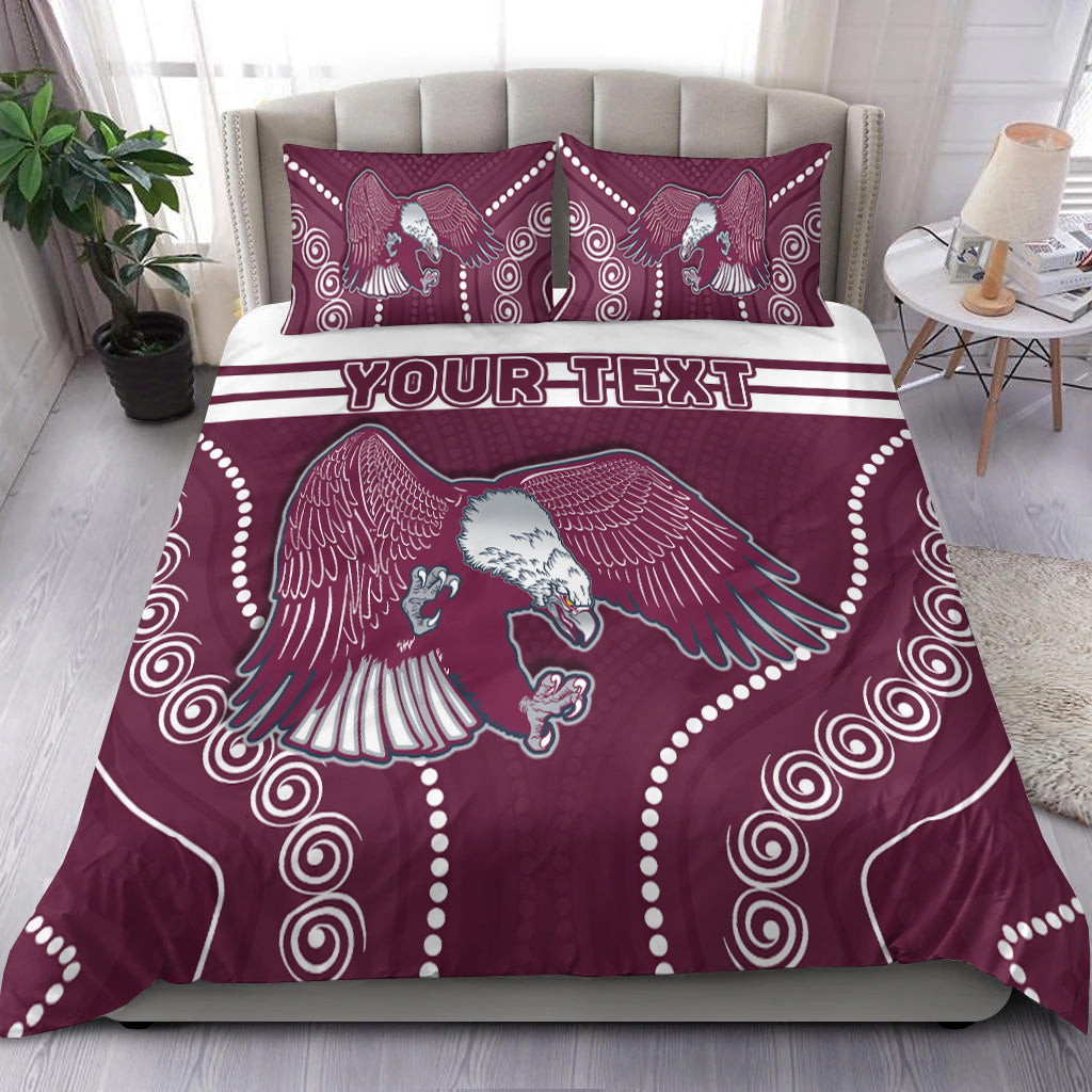 custom-personalised-sea-eagles-indigenous-bedding-set-manly-forever