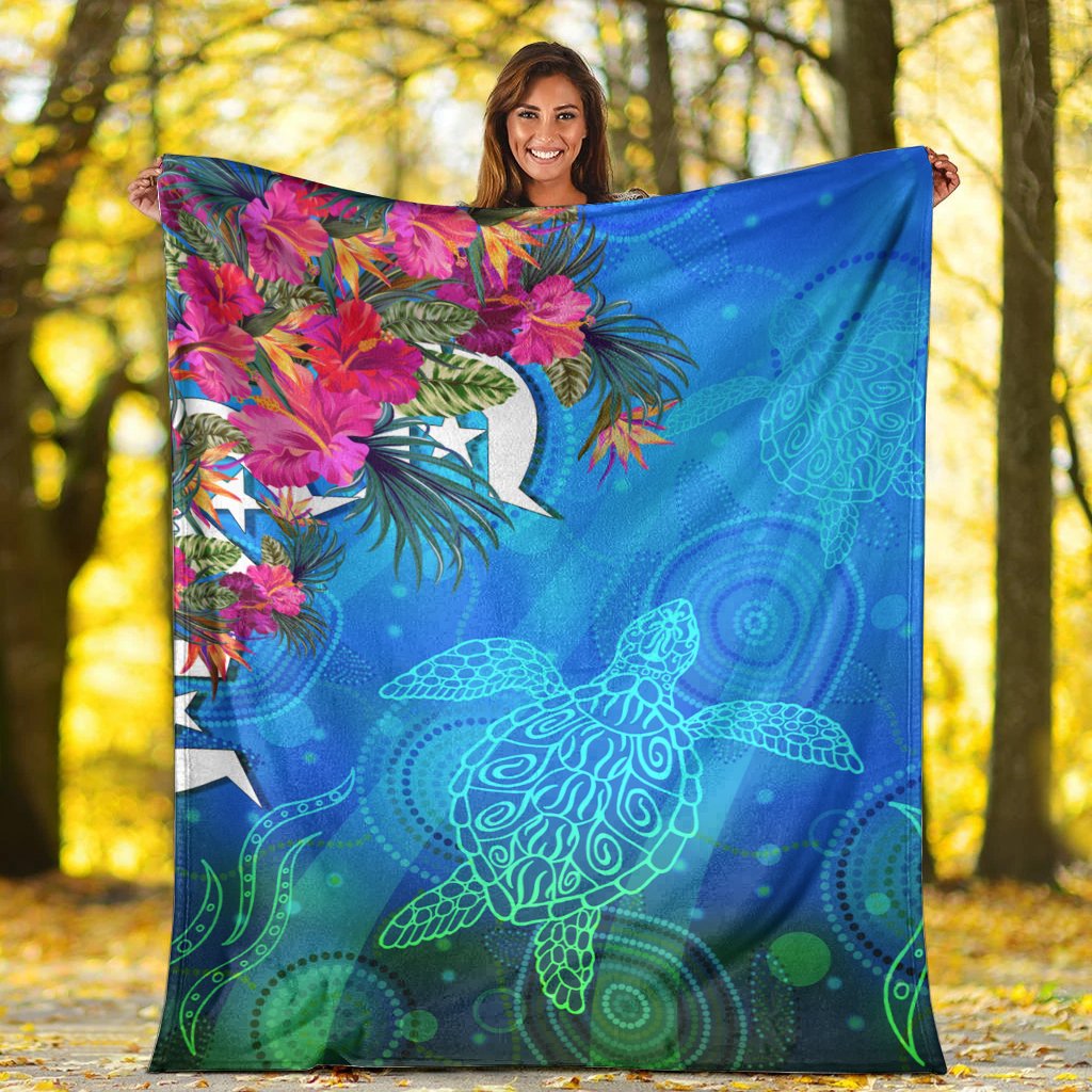 premium-blanket-torres-strait-blue-sea-with-hibiscus