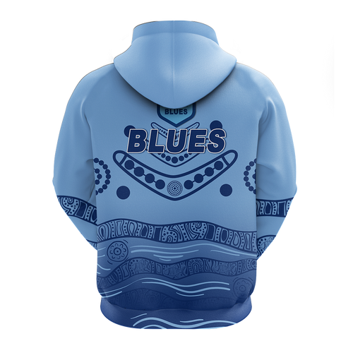 New South Wales Blues Aboriginal  Indigenous Hoodie - LT12