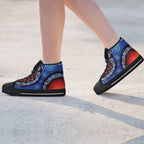 high-top-aboriginal-color-dot-painting