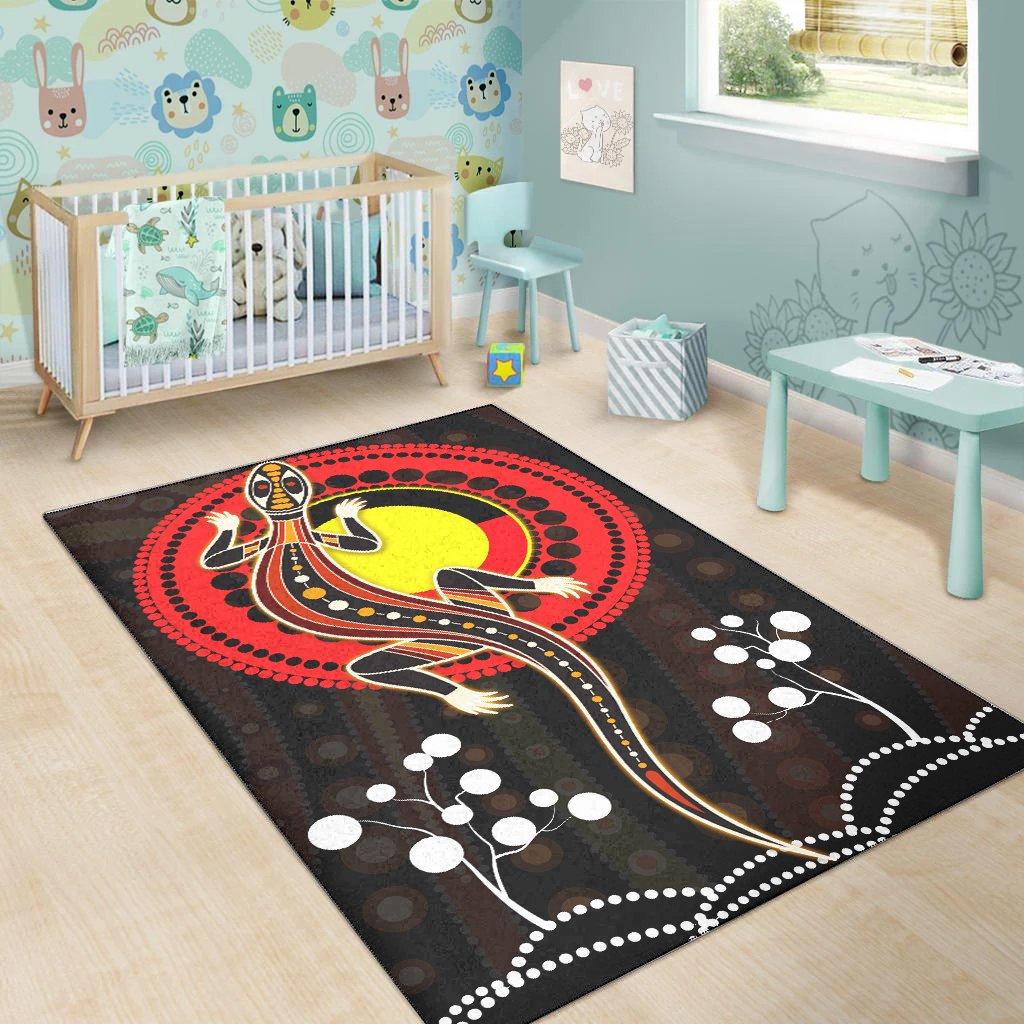 aboriginal-area-rug-lizard-and-aboriginal-flag