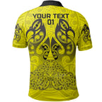 custom-personalised-aotearoa-maori-rugby-polo-shirt-new-zealand-mount-taranaki-manaia-custom-text-and-number