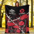 anzac-premium-blanket-anzac-with-remembrance-poppy-flower