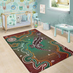 aboriginal-area-rug-lizard-and-dot-painting