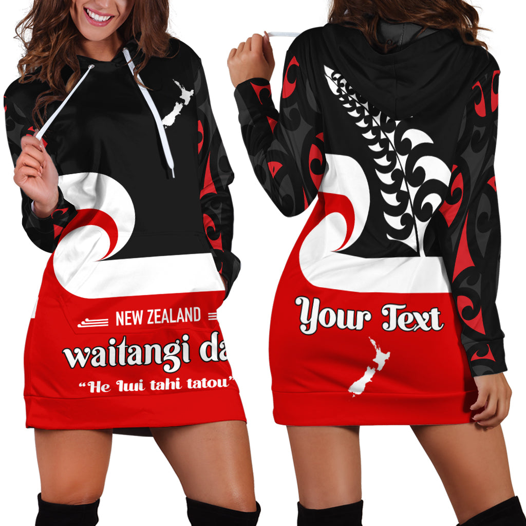 custom-personalised-waitangi-day-hoodie-dress-maori-fern-and-tino-rangatiratanga-flag