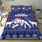 western-bulldogs-bedding-set-christmas-ugly-style