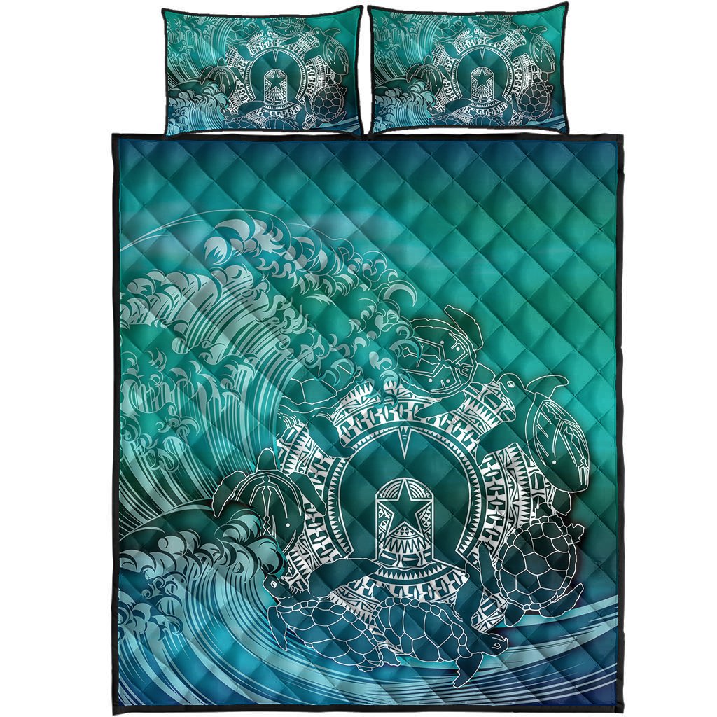 aboriginal-quilt-bed-set-torres-strait-islands-in-wave