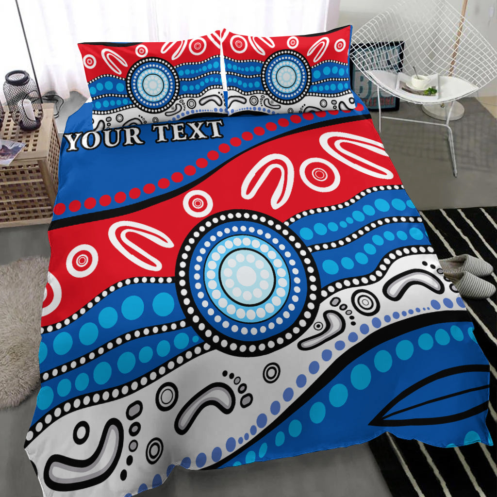 custom-personalised-bulldogs-indigenous-bedding-set-western