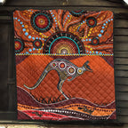 aboriginal-premium-quilt-kangaroo-with-dot-painting