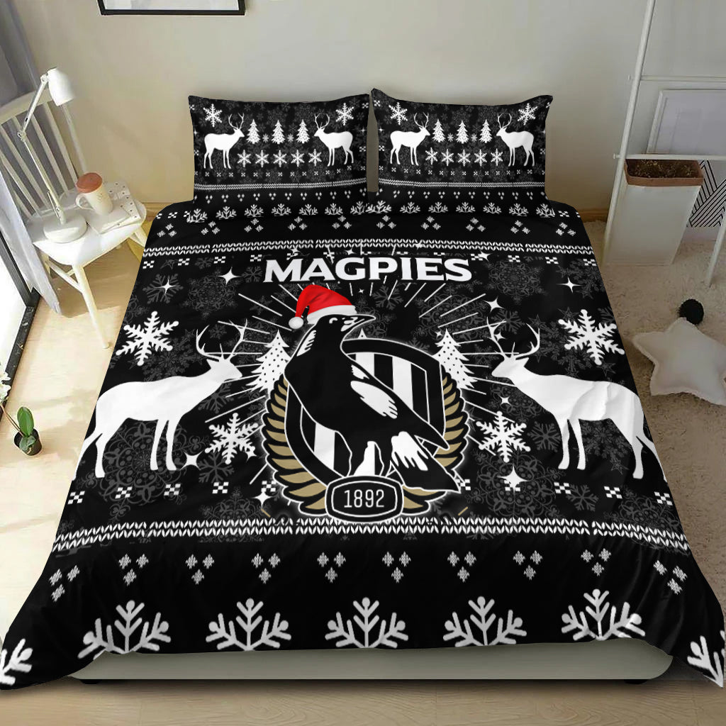 collingwood-magpies-bedding-set-christmas-ugly-style