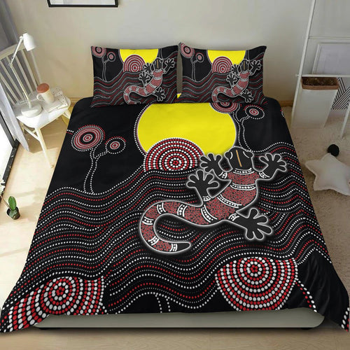 aboriginal-bedding-set-gecko-with-aboriginal-sun