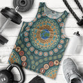 mens-tank-top-aboriginal-green-dot-painting-with-earth