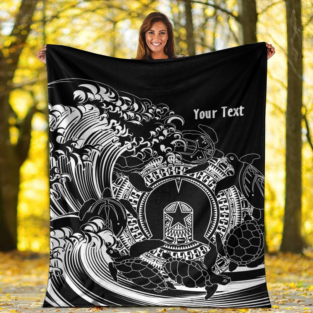 customaboriginal-premium-blanket-torres-strait-islands-in-wave-black