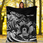 customaboriginal-premium-blanket-torres-strait-islands-in-wave-black