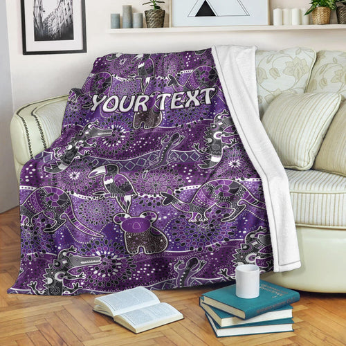 custom-personalised-australian-boomerang-premium-blanket-indigenous-australia-graceful