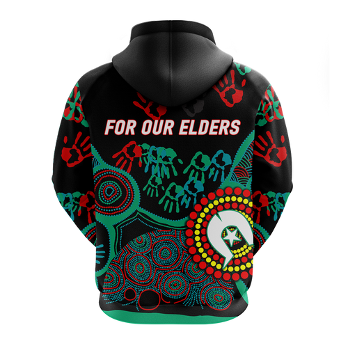NAIDOC Week 2023 Aboriginal Art For Our Elders Hoodie - LT12