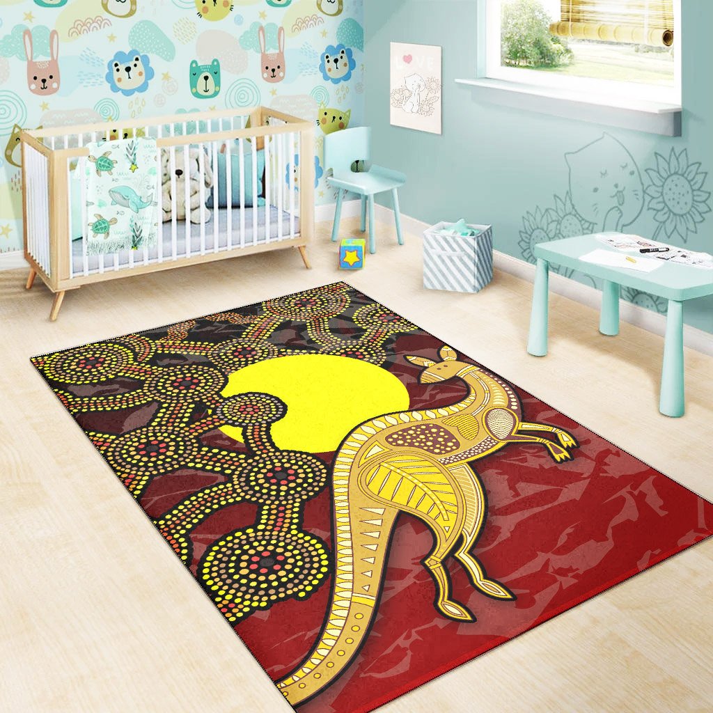 area-rug-australia-aboriginal-flag-and-kangaroo