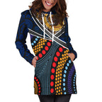 hoodie-dress-aboriginal-dot-panting-art-with-snake