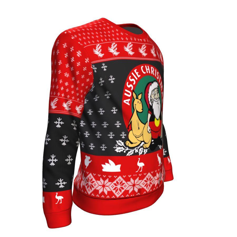 christmas-sweater-santa-claus-shirt-aussie-christmas-unisex