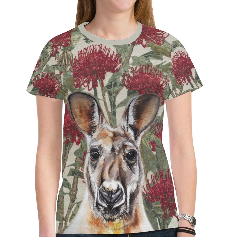 t-shirt-kangaroo-t-shirt-waratah-painting-unisex