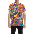 aboriginal-short-sleeve-shirt-australian-map-dot-painting