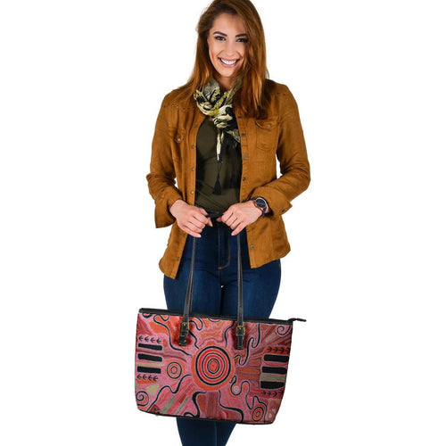 aboriginal-large-leather-tote-bag-indigenous-footprint-landscape