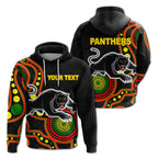 custom-personalised-panthers-hoodie-aboriginal-dot-painting