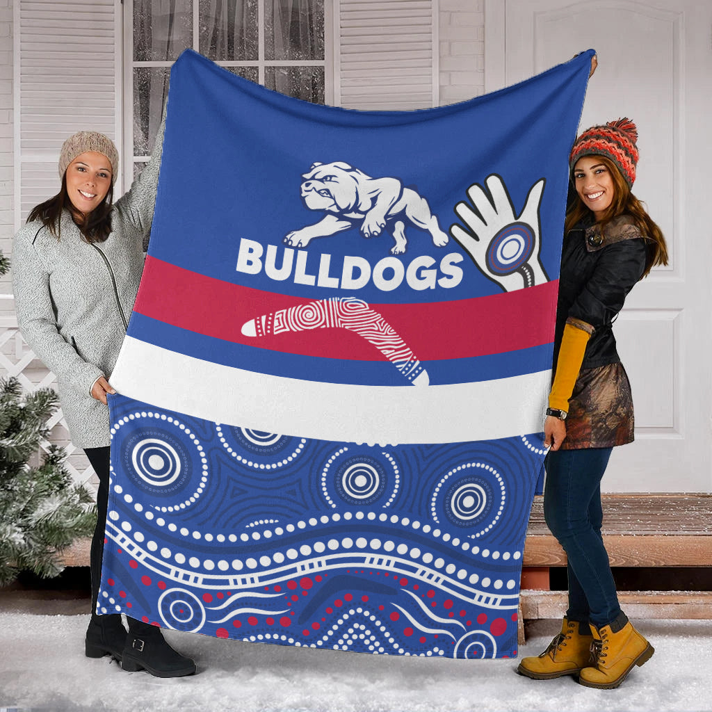 western-bulldogs-blanket-aboriginal-dot-painting